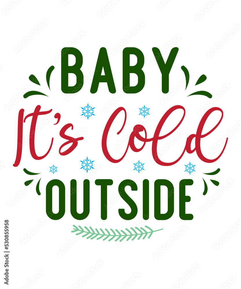 Obraz premium Christmas t shirt, mug design