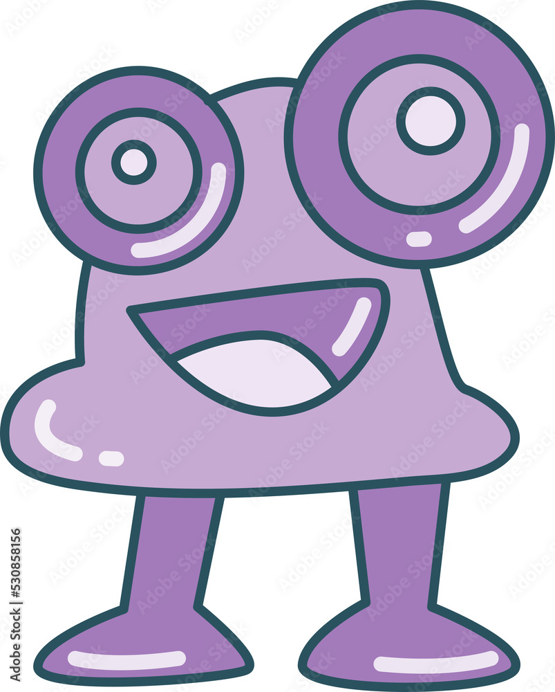cute and doodle monster character illustration cute and doodle monster character illustration