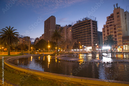 Milenium fountain in Mar del Plata