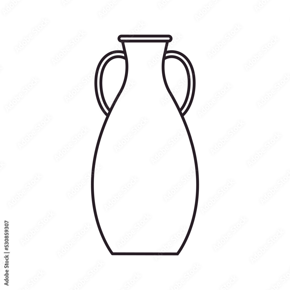 Amphora icon vector. Jug illustration sign. pottery symbol or logo. Amphora icon vector. Jug illustration sign. pottery symbol or logo.