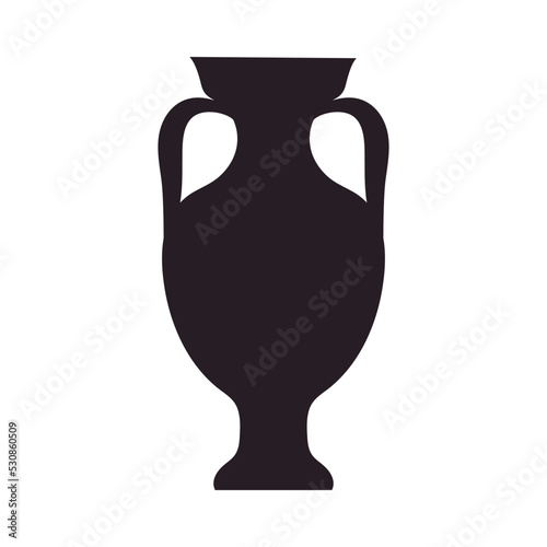 Amphora icon vector. Jug illustration sign. pottery symbol or logo.