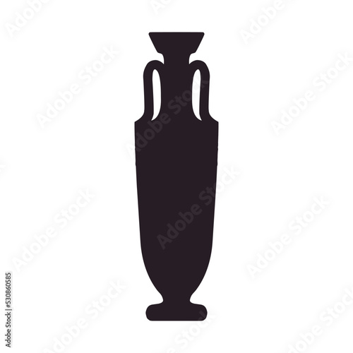 Amphora icon vector. Jug illustration sign. pottery symbol or logo. © Denys