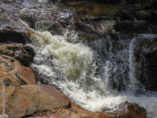 Fototapeta Naklejka Na Ścianę i Meble -  Scenic mountain stream in Beskidy, Poland