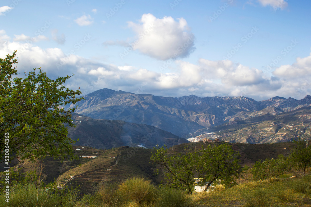 Beautiful spanish andalusia landscape, Sierra de Almijara