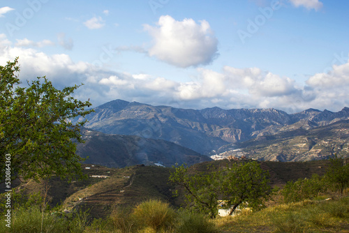 Beautiful spanish andalusia landscape, Sierra de Almijara photo