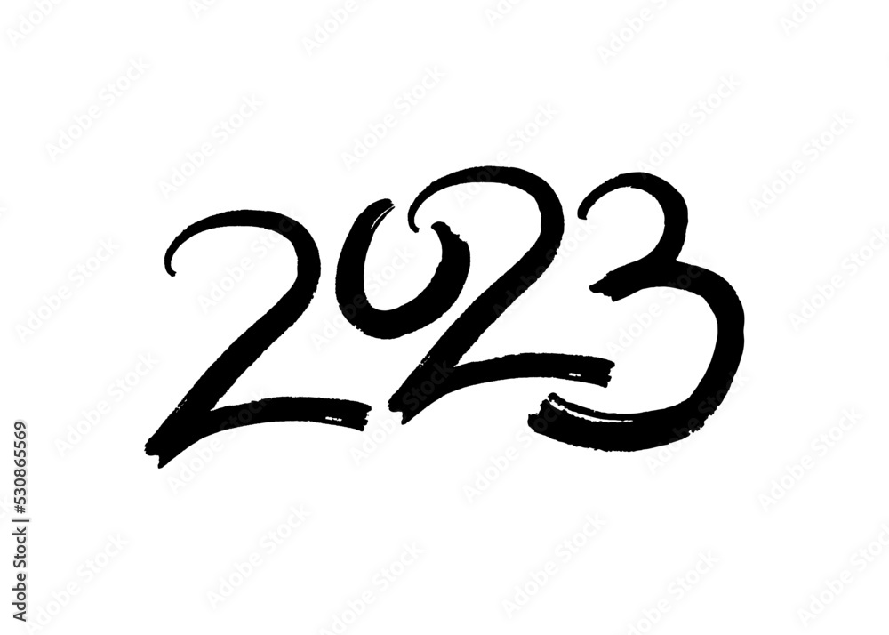 2023 calligraphy lettering 2023 calligraphy lettering