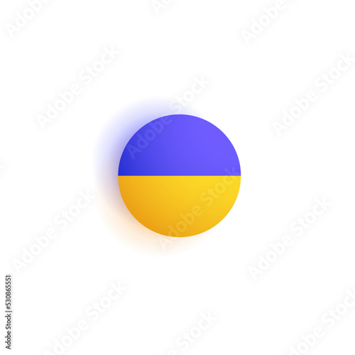 Free Download Blue and yellow icon for site, neomorphism style - GFXLoad