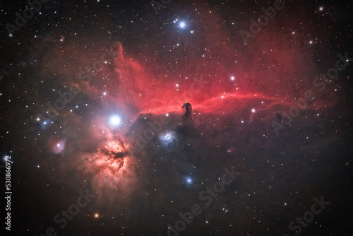 Horse head nebulae, IC 434 astrophotography photo