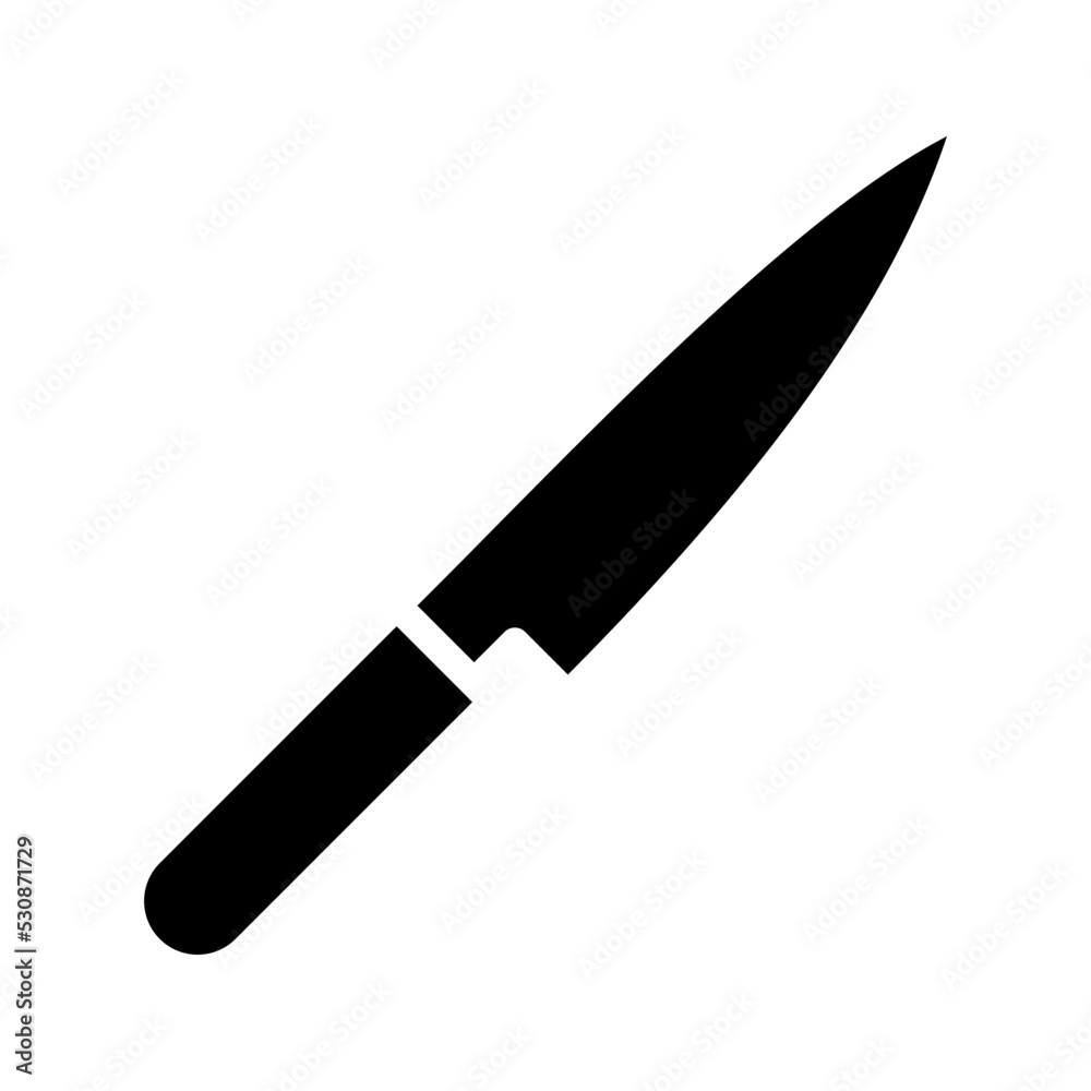 Knife icon. Cutting sign. vector illustration Knife icon. Cutting sign. vector illustration