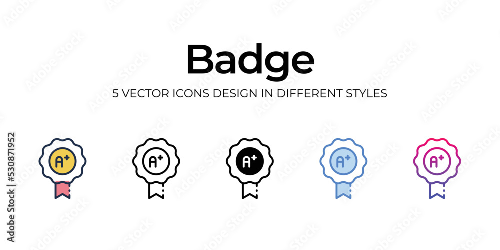 badge icons set vector illustration. vector stock badge icons set vector illustration. vector stock