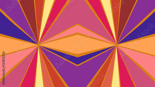 Fantastic colors triangles background