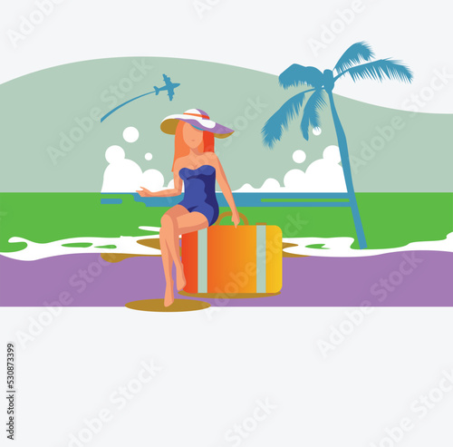 Business Development illustrations scenes with men and women taking part in business activities. Trendy vector style 9