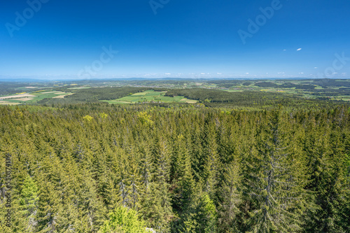 landscape of region fichtel mountains