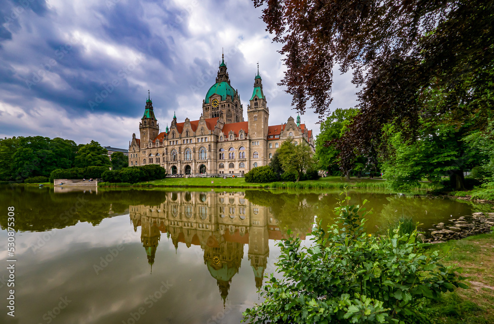 Fototapeta premium Hannover Neues Rathaus