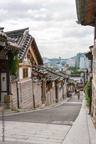 ancient architecture in Seoul, Korea