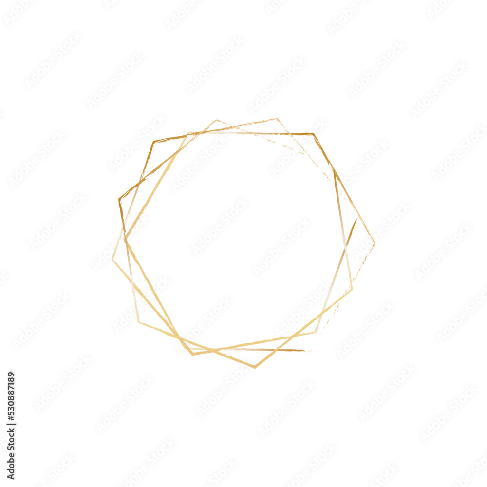 Geometric Golden Frames. Metallic polyhedron, art deco style for wedding invitations, Polygonal Vintage Frames for Invitation Template. Geometric Golden Frames. Metallic polyhedron, art deco style for wedding invitations, Polygonal Vintage Frames for Invitation Template.