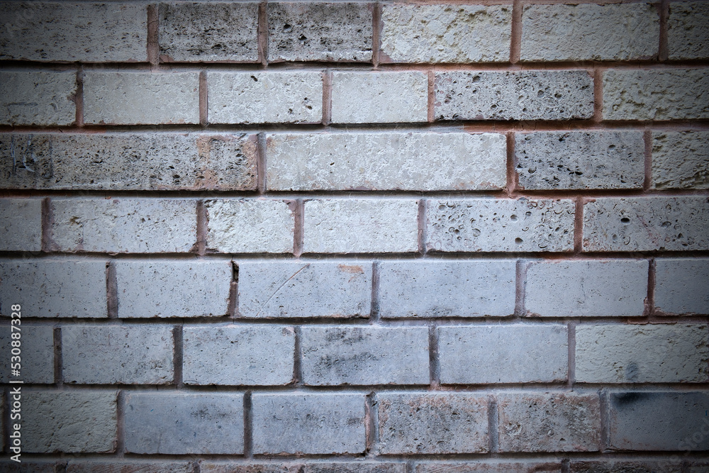 Stone brick wall obsolete vignette background