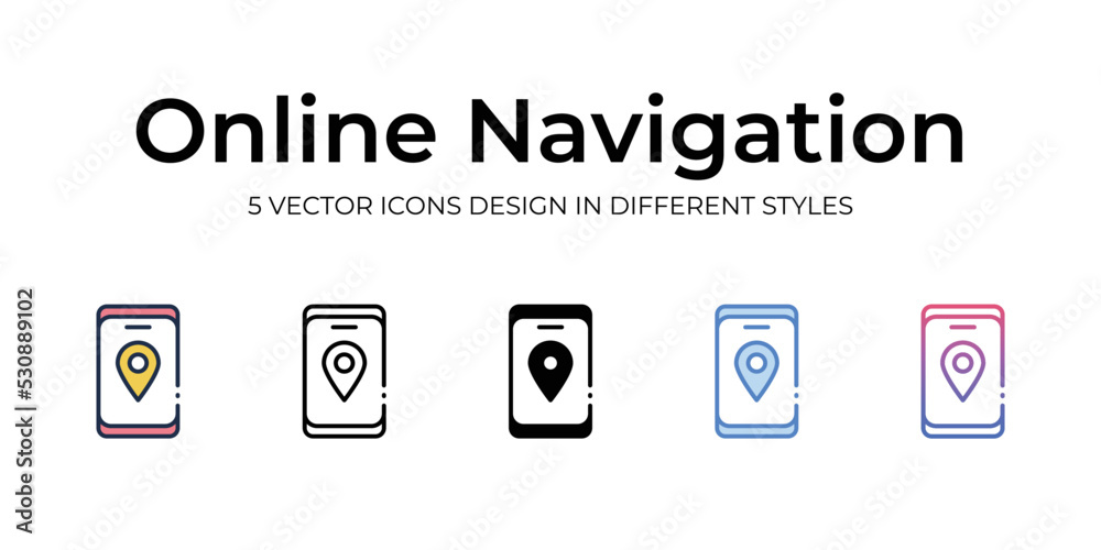 online navigation icons set vector illustration. vector stock, online navigation icons set vector illustration. vector stock,