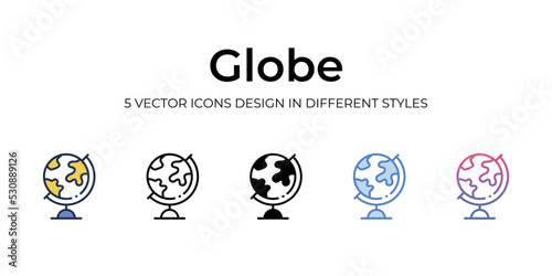 globe icons set vector illustration. vector stock, © vector squad