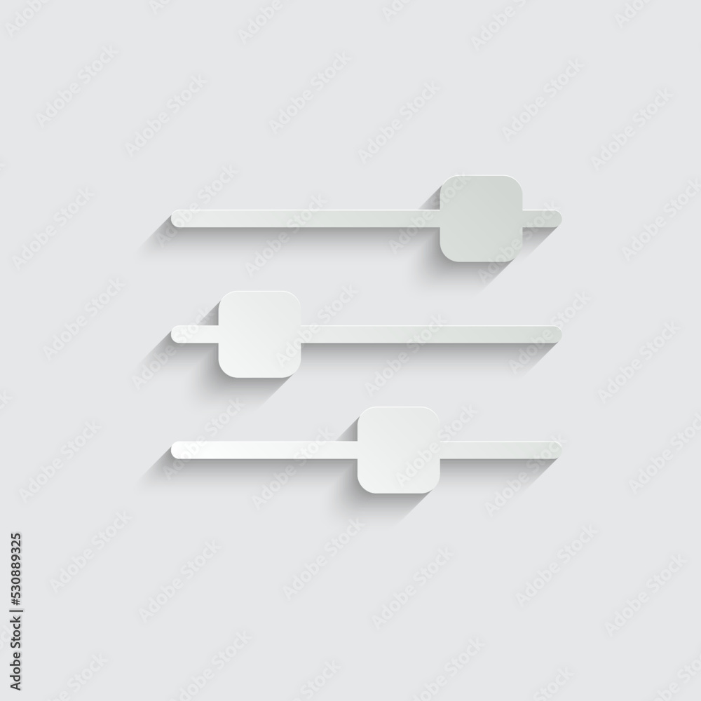 Obraz premium filter icon - black vector sign 