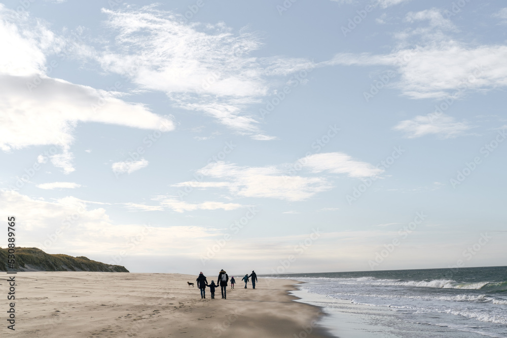 Familie am Strand