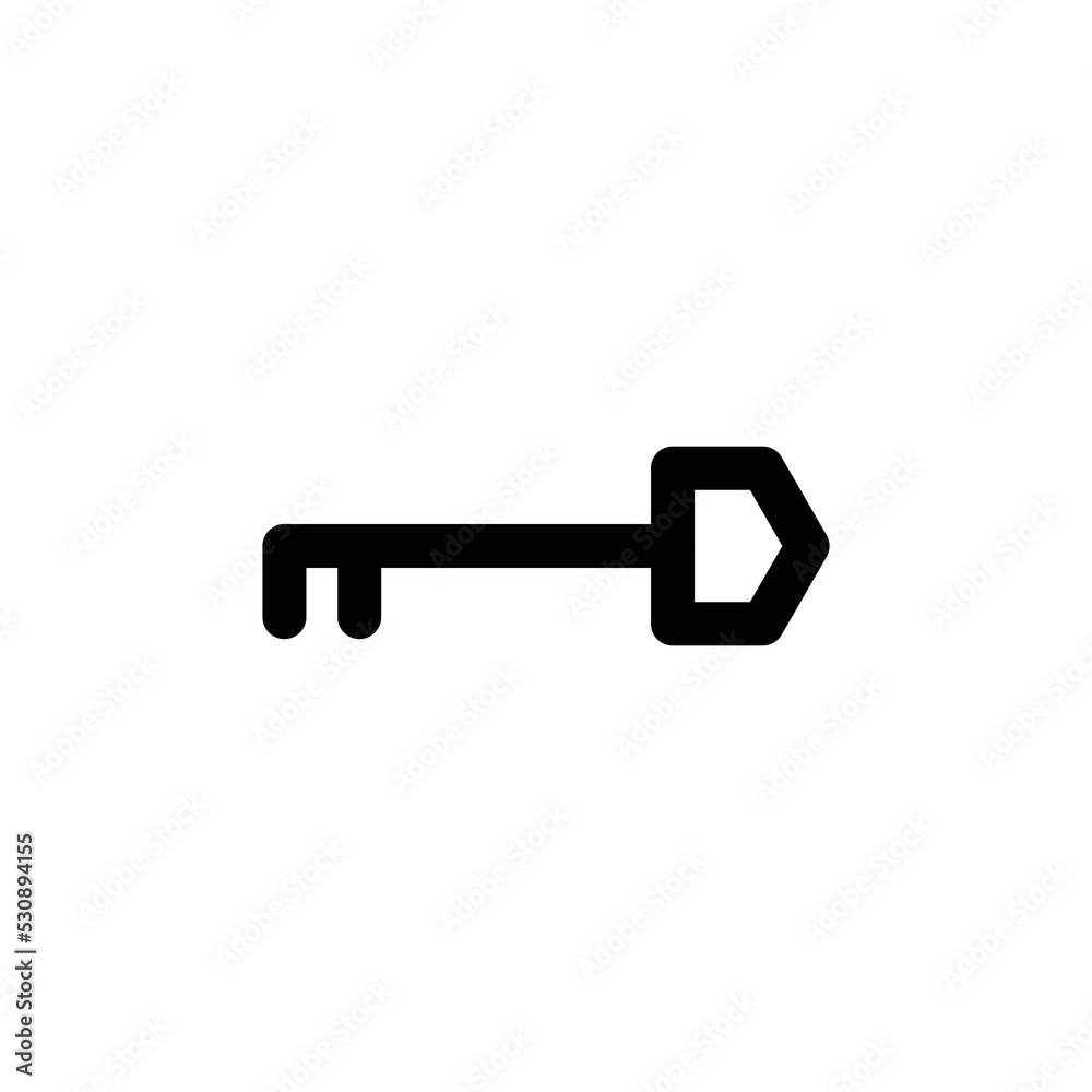 Key Icon Design Vector Template Illustration Key Icon Design Vector Template Illustration