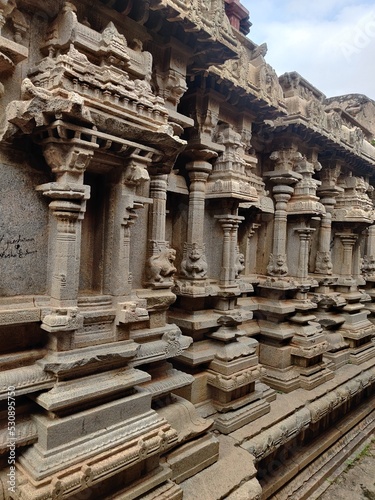 ancient hindu temple in archaeological site