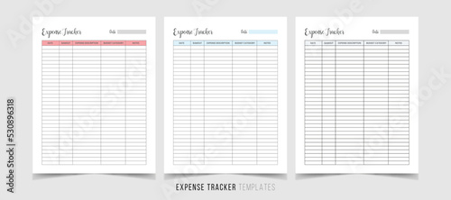 Expense tracker Printable Budget Planner 