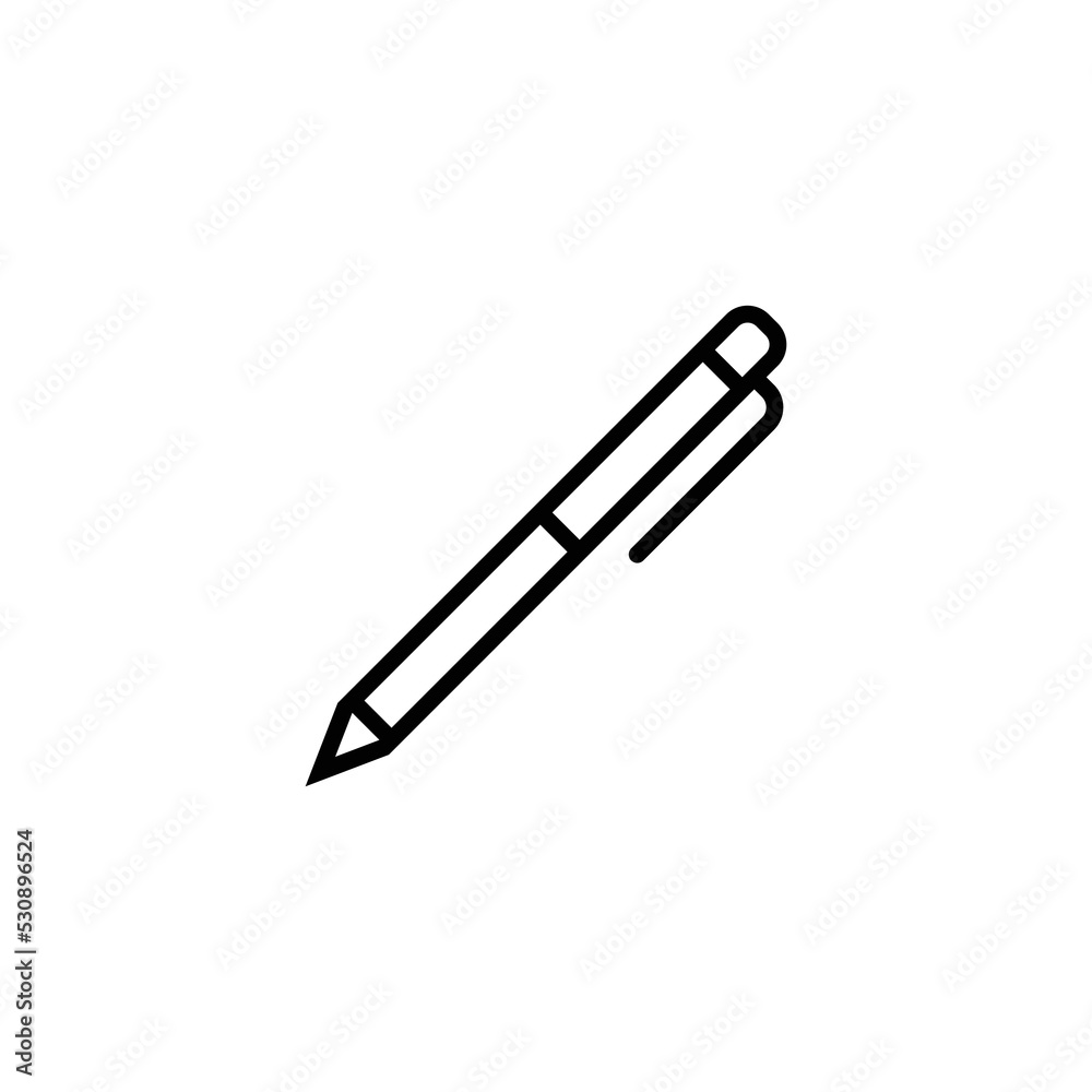 Pen icon vector illustration Pen icon vector illustration
