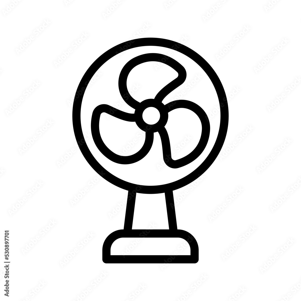 Fan icon. air cooler sign. vector illustration Fan icon. air cooler sign. vector illustration