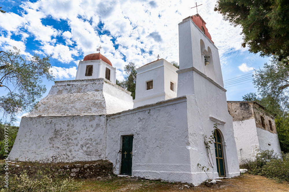 Nymfes Estavromenos church, Corfu island