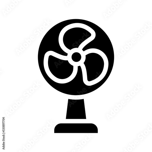 Fan icon. air cooler sign. vector illustration