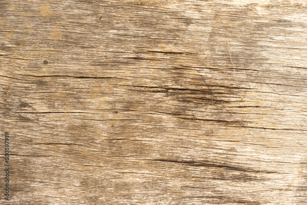 Naklejka premium Dark wood texture background surface with old natural pattern