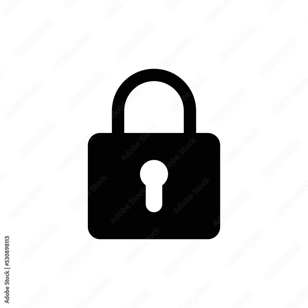 Padlock icon vector illustration Padlock icon vector illustration