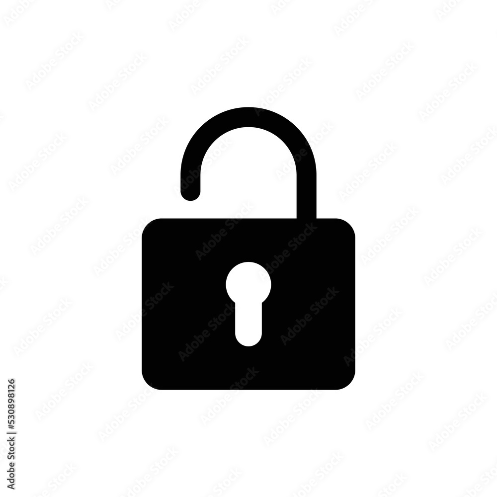 Padlock icon vector illustration Padlock icon vector illustration