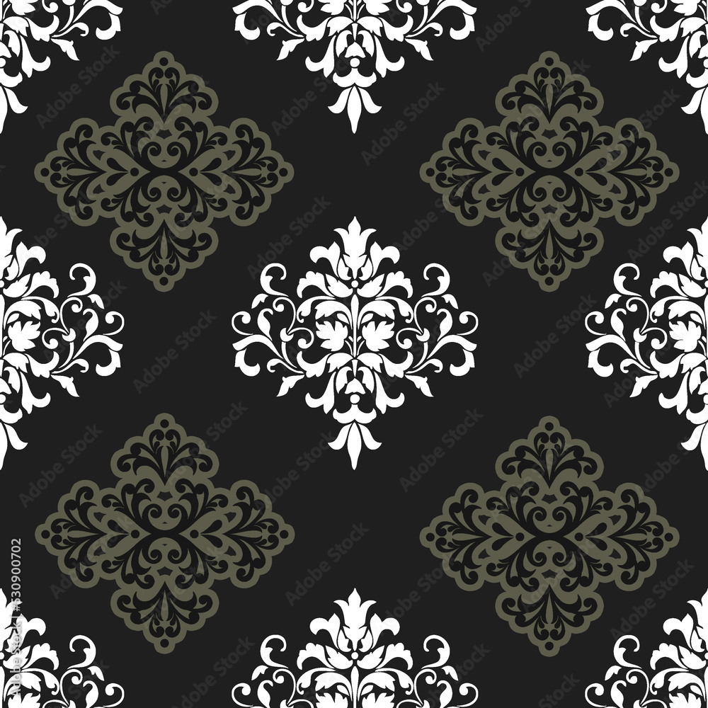 seamless damask pattern seamless damask pattern