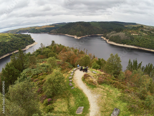 Llyn Brianne - Aerial photo