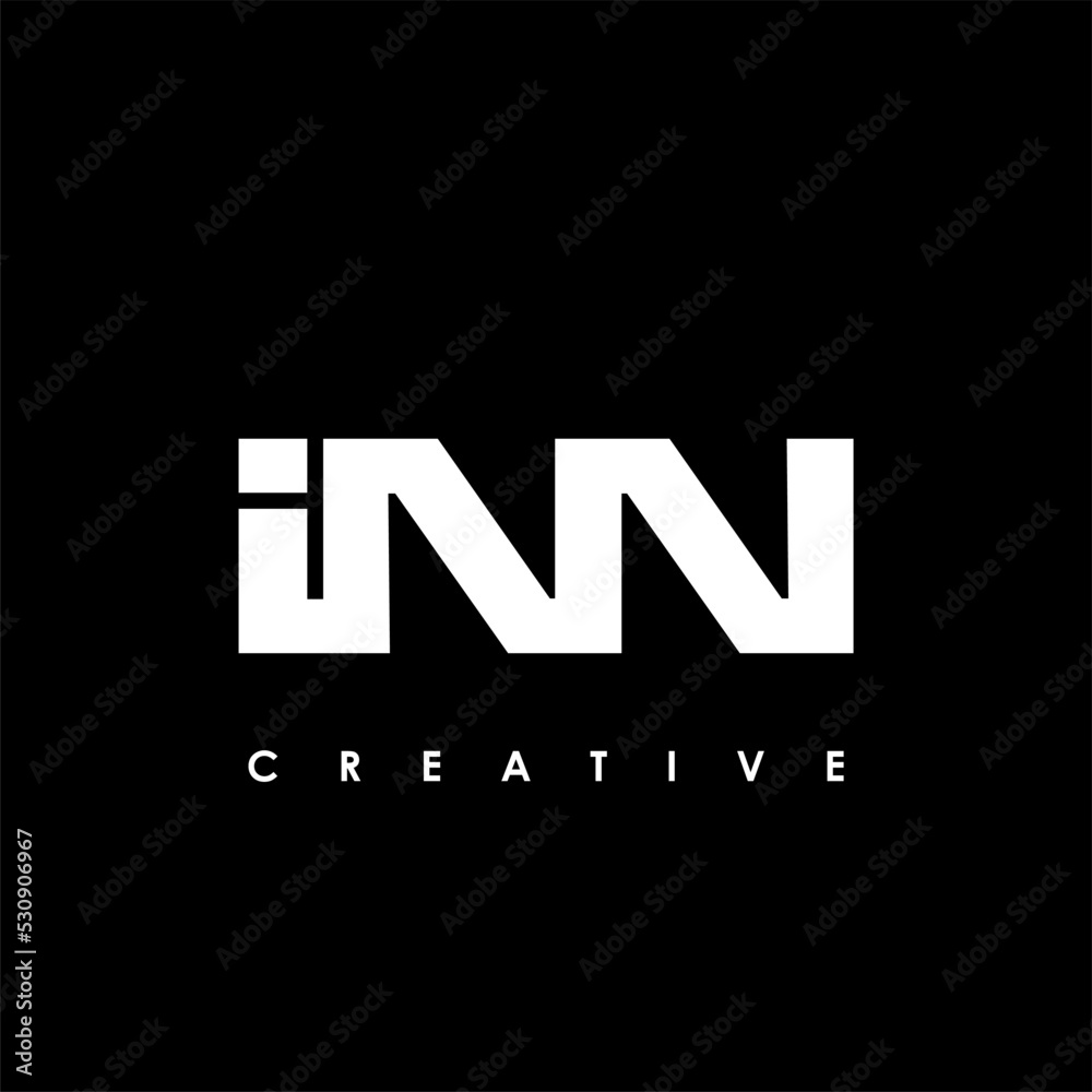 INN Letter Initial Logo Design Template Vector Illustration