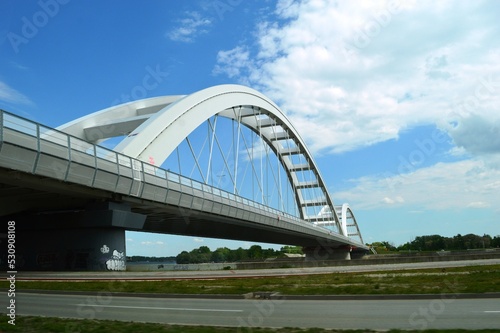 white new modern wire bridge