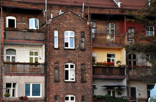 Alte Hausfassaden in Danzig