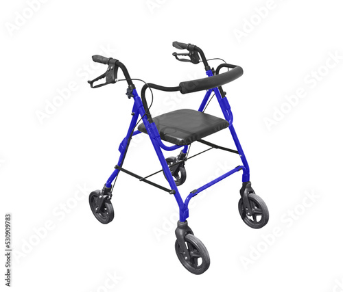 Walker with hand brakes iso...