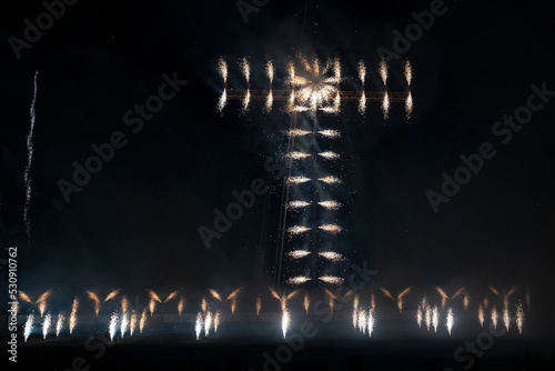 Canvas Print 20 Festival piromusical  de Sueca  (Valencia-España)