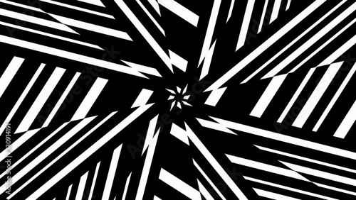 Abstract background with black and white stripes .