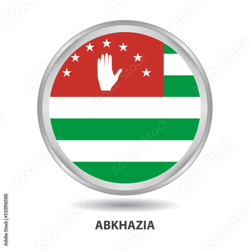 Free Download Abkhazia  flag badge, icon, button, vector series - GFXLoad