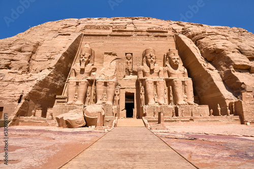 view of abu simbel, egypt