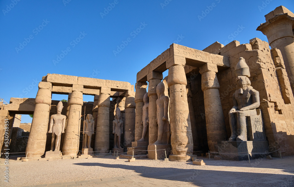 view of luxor temple, egypt