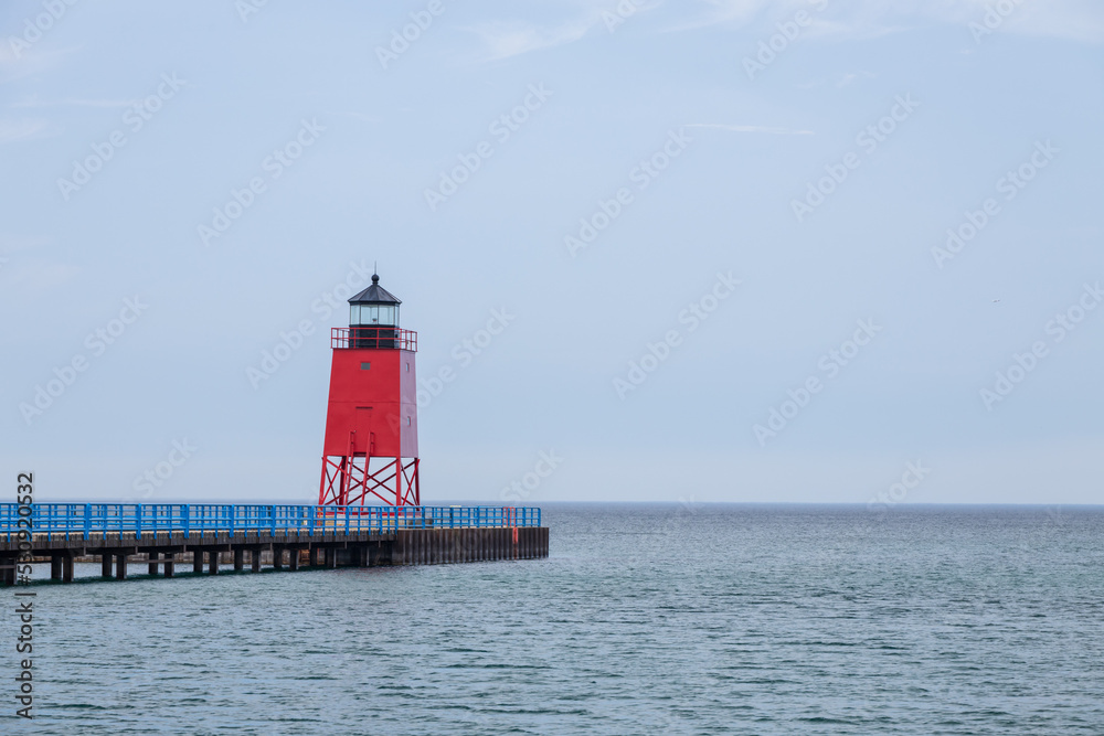 Charlevoix South Pierhead Light, Michigan