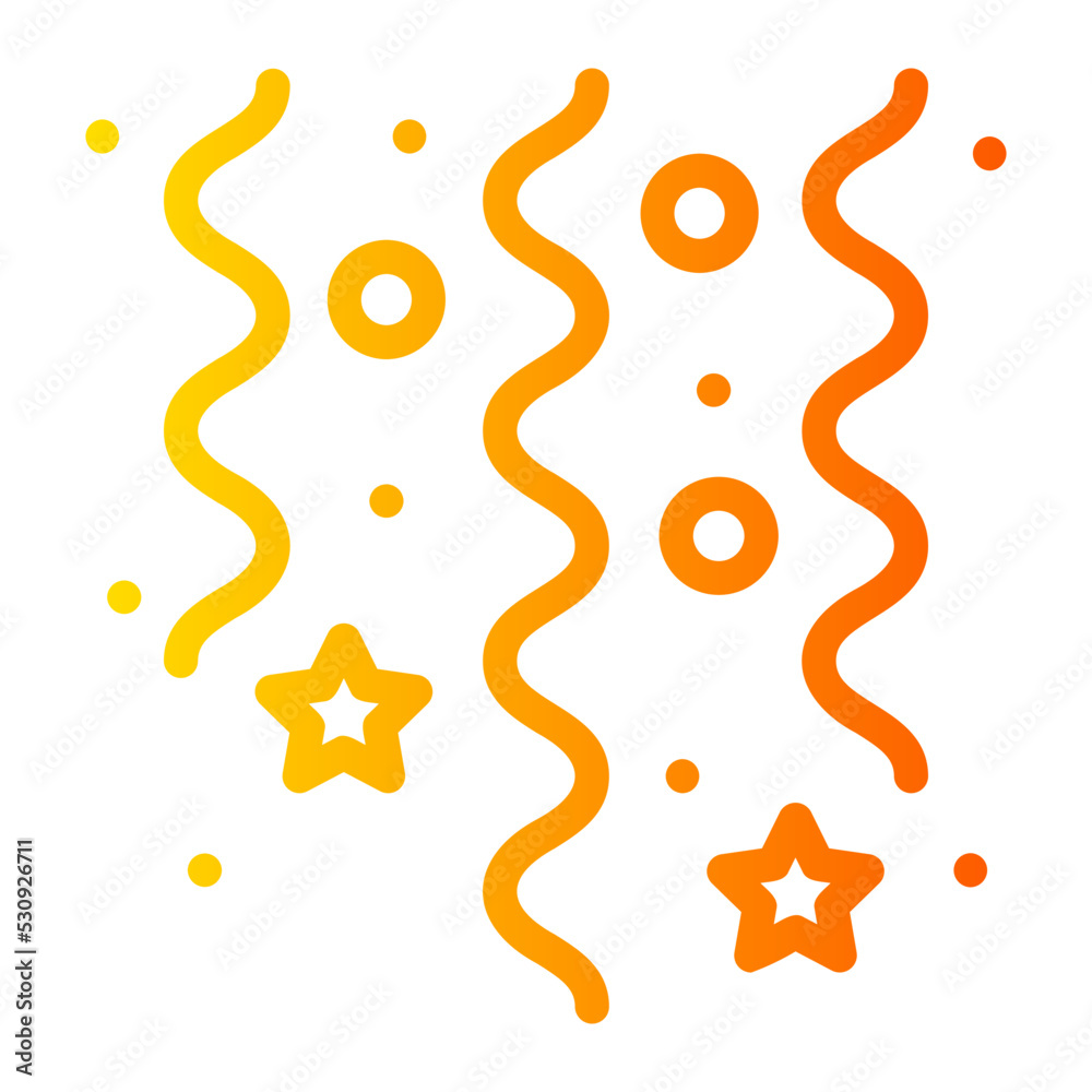 confetti gradient icon confetti gradient icon