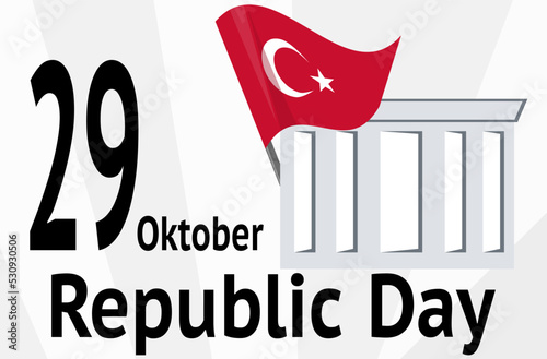 29 October Republic Day of Turkey. 
Turkey Oficial flag photo