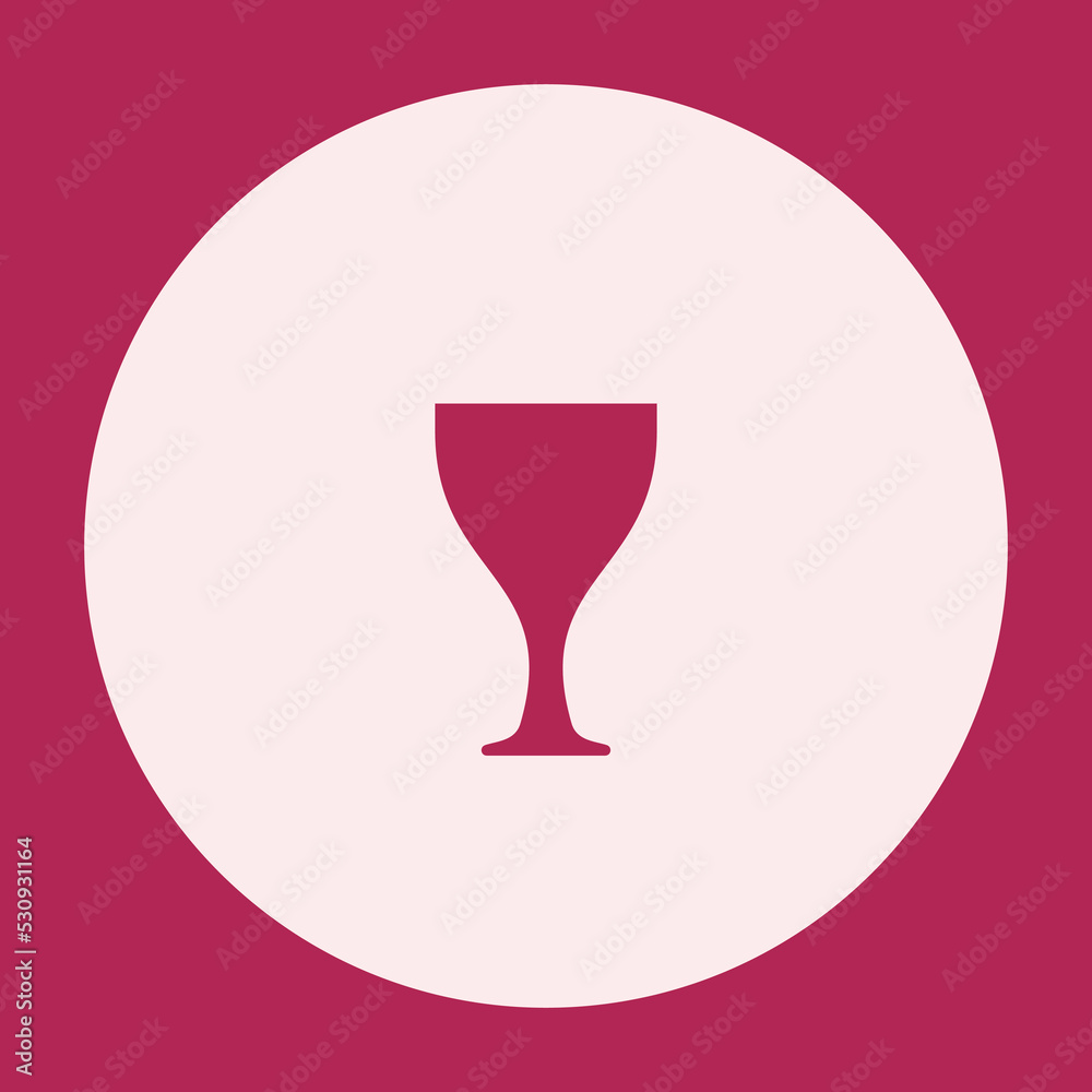 glass icon glyph with round background for social media highlight glass icon glyph with round background for social media highlight